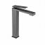 Grifo lavabo alto monomando gun metal Pisa de Imex